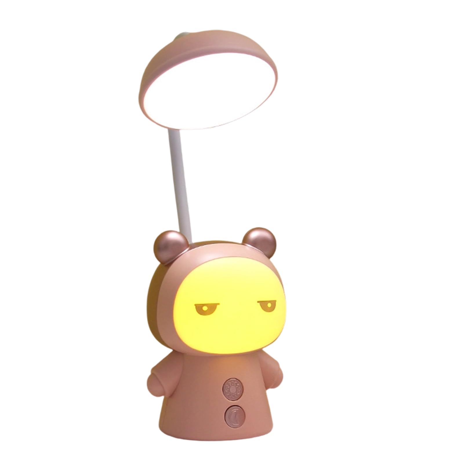 Tsophreniq Portable Cartoon LED Night Light USB Charging Desk Lamp Adjustable Bedside Led Night Light for Children Study Portable Cartoon Desk Lamp