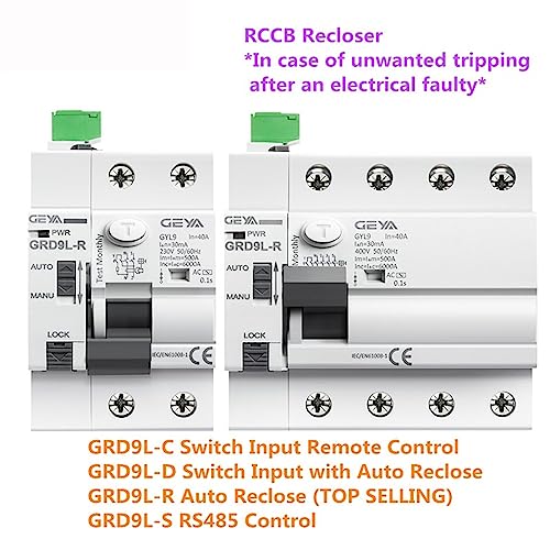 Pièce de commande de réenclencheur RCCB GRD9L-R-AC220V motorisé - 7