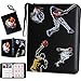 Sports Card Binder, Trading Card Binder 9 Pocket with 50 Sleeves Fits 900 Sport Cards, Sports Card Holder Binder with Zipper, Football Baseball Basketball Hockey Card Collection Storage Album