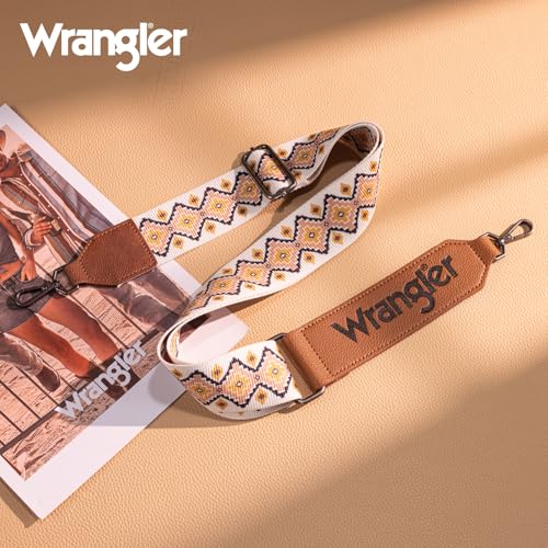 Image of Wrangler Strap Western Purse Straps Replacement Crossbody Handbag Adjustable Aztec Wide Guitar Strap