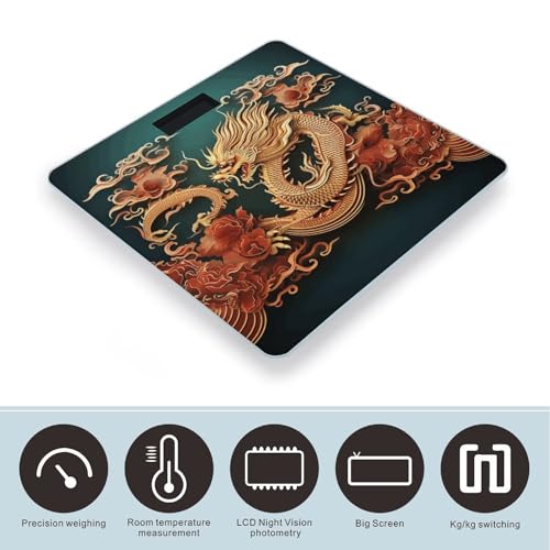 Báscula Digital de Baño con Pantalla LCD y Vidrio Templado miniatura 3