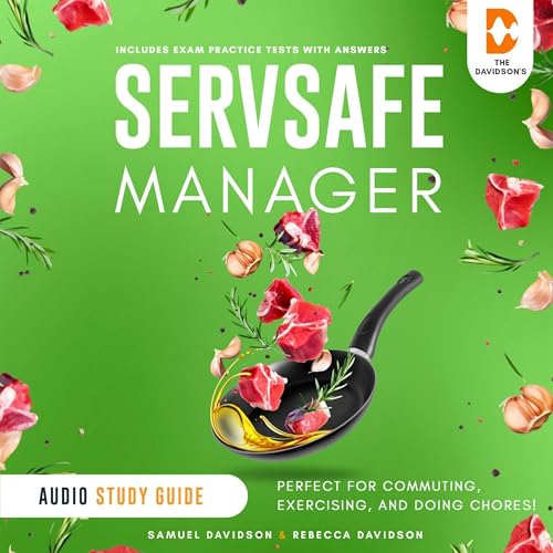 Page de couverture de ServSafe Manager Study Guide (Includes Exam Practice Tests with Answers)