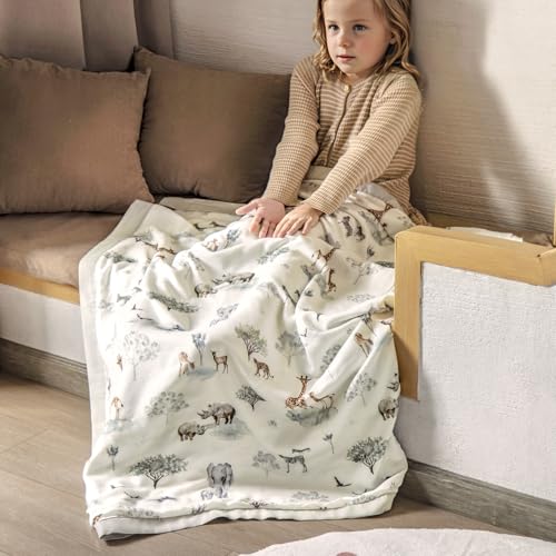 Image of GRSSDER Muslin Cotton Quilt Blanket - Silky Soft and Breathable Baby Blanket Quilt, Oversized Muslin Blankets for Newborns, Toddlers & Kids, 6 Layers Reversible Design for All Seasons, 40 inch x 50 inch