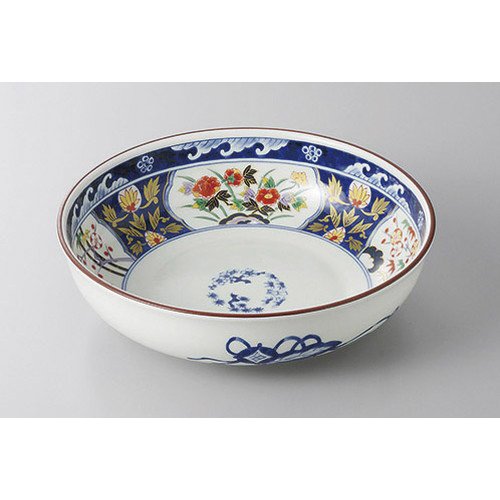 有田焼　大鉢 Amazon.co.jp: 大鉢・盛鉢 有田焼染錦紋様7号鉢 [20.5 x 6cm 1100cc