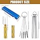 Vergaserreiniger Set, Vergaser Kohlenstoff Schmutzentferner, Vergaserreiniger Motorrad Set, Vergaser Reiniger Set, 13 Reinigungsset + 10 Reinigungsnadeln + 5 Nylon-Bürsten +1 Scharfer Dorn