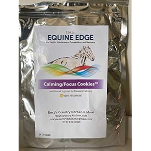 Calming/Focus Cookies – Natural Horse Supplements for Calming & Focus, 30 Cookies