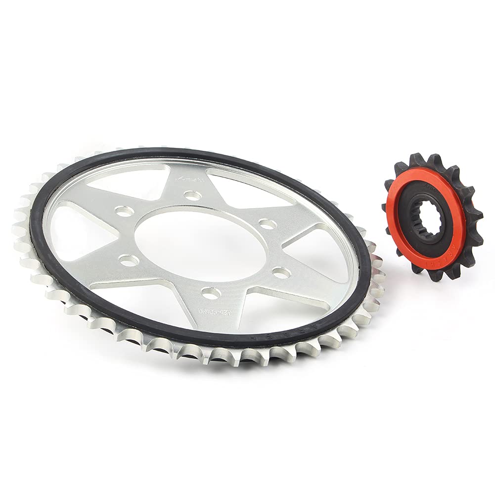 Cnhssk23 Motorbike 15 Teeth Front Sprocket Replacement with 43