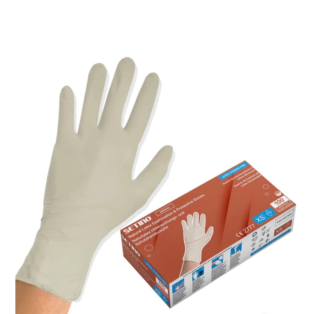 Guanto in lattice - SafeTouch® Connect™ - Kolmi - medico / senza polvere / M