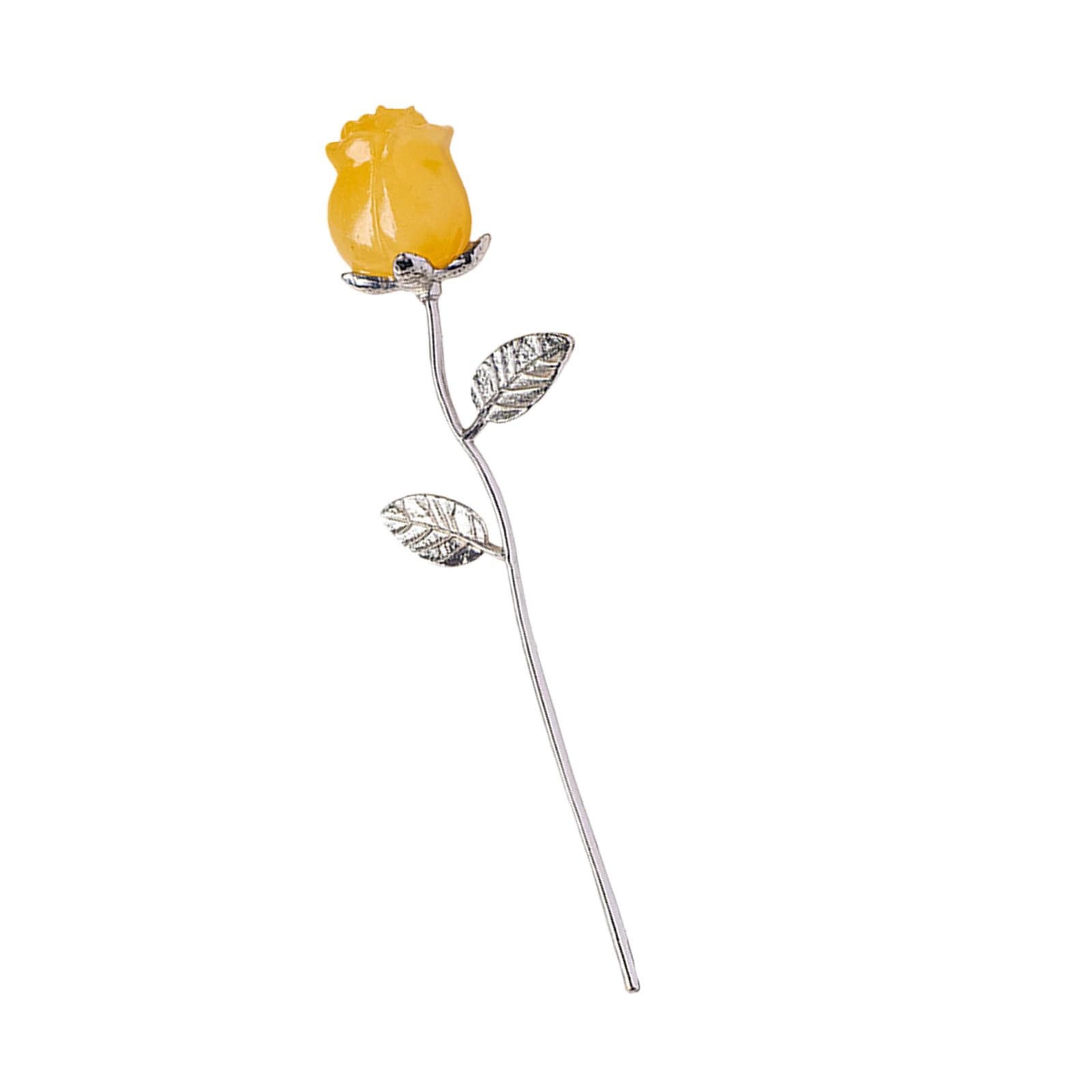 alloneslife Crystal Rose Sculpture for Sophisticated Home and Decor Enhancing Ambiance