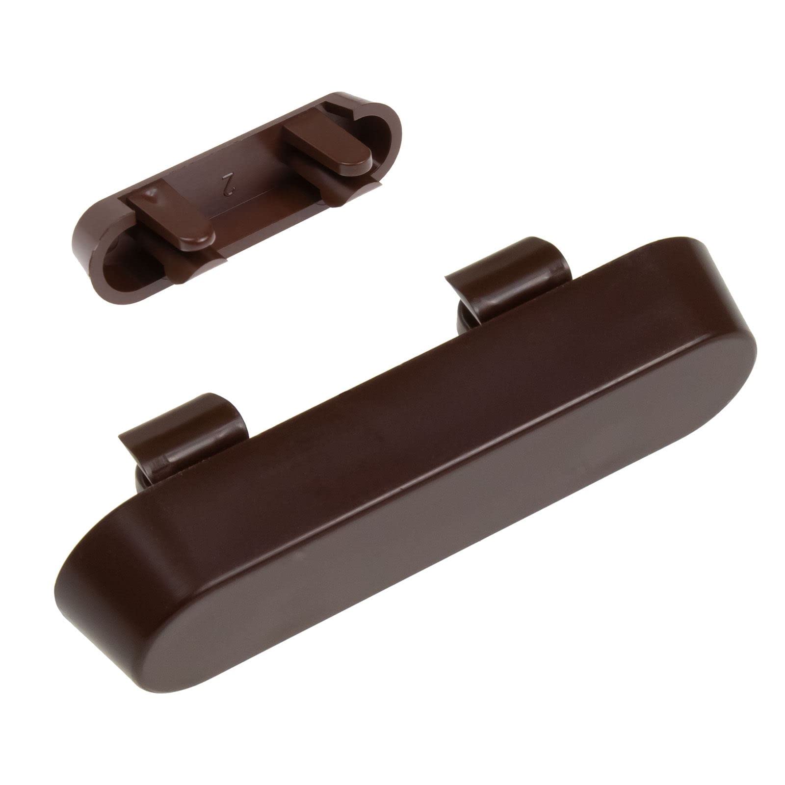 Face Drain Caps Window Door Weep Hole Covers (100 Pack) - Rosewood