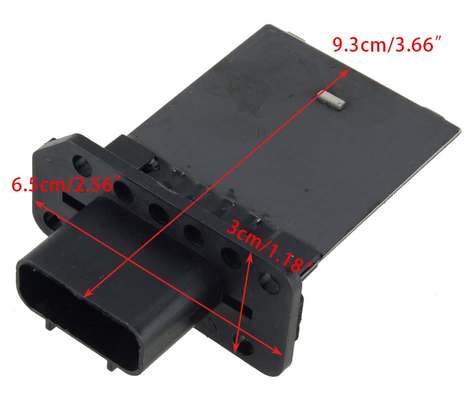 HVAC Blower Motor Resistor For Ford - Replaces 3F2Z-18591-AA, 3F2H-19A706-AB, Fits Dashboard, 1 Year Warranty 6 thumbnail image