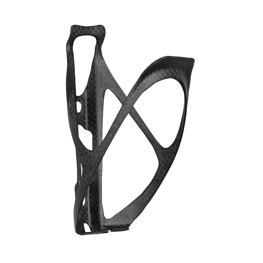 Portabidon Bicicleta Portabotellas de Fibra Carbono for Bicicleta, Ultraligero, Mate/Brillante, for Bicicletas montaña y Carretera(2pcs Matte)