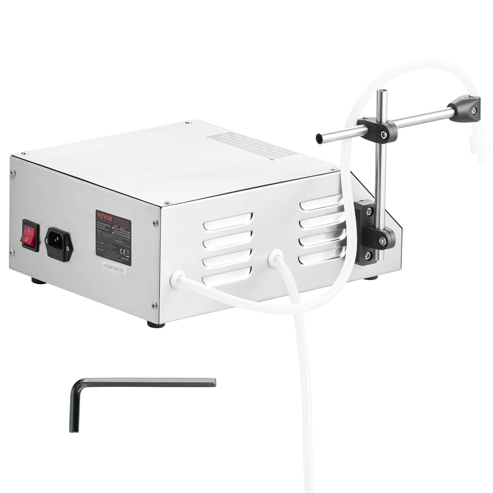 VEVOR Máquina de llenado de líquidos 2-3500ml GFK-160 Máquina de llenado de líquidos Bomba de control digital Máquina de llenado de líquidos Máquina automática de llenado de líquidos