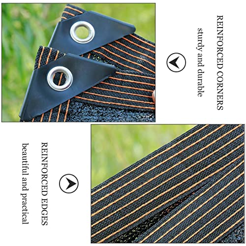 Shade Netting, 50% Shading Rate, Greenhouse Shade Net, Sunblock Shade Cloth, Awning for Plants/Garden, Outdoor Shade Sail, 2/3/4/5/6/8m,Black-4x5m(13 * 16.4ft)