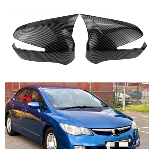 Coque rétroviseur Civic 8e 2006-2011 garniture capuchon carbone - 2