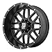 XD Series by KMC Wheels XD820 Grenade Satin Black Wheel (18x9"/6x139.7mm, +18mm offset)