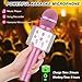Niskite Kids Karaoke Microphone for Singing: Bluetooth Karaoke Microphone Wireless - Perfect Christmas Birthday Gifts for 2 3 4 5 6 7 8 Year Old Girls Toys