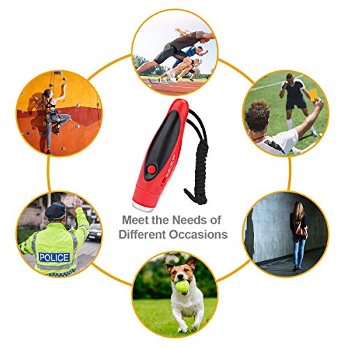 Image of UNIWA Electronic Whistle, Battery Operated Whistle Adjustable 3 Different Loud Whistle Sounds with Lanyard Handheld Electronic Whistles for Referees Volleyball Coaches Teacher, Soccer Sports Whistle