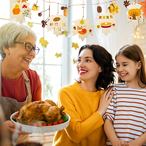 Large Size 7Inch Woodenthanksgiving Ornaments To Paint, Diy Blank Unfinished Maple Leaf Wood Ornament For Crafts Autumn Hanging Decorations School Decoration(10Pcs) #TOP4