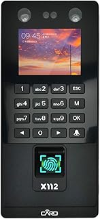 Face Attendance, Professional Time Attendance Machine TCP/IP Communication Interface Attendance Machine for Employee Checking-in for Factories(X112-K (with ID Card Swiping))