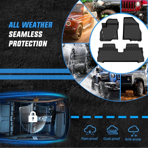 Image of Nilight Floor Mats for Chevy Bolt EV 2017 2018 2019 2020 2021 2022 2023 | All Weather Custom Fit Heavy Duty Floor Liners