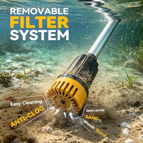 Image of Ecarke 840GPH Cordless Stick Water Transfer Pump Compatible With DeWalt 20V (Tool Only), 38FT, Self Priming, Portable Electric Water Pump with Hose Kit for Pool Garden Basement RV Boat