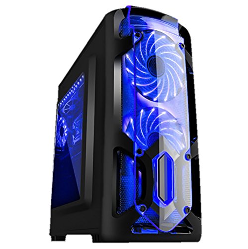 Preisvergleich Produktbild Marvo CA-113BK PC Mini Gaming Tower, schwarz