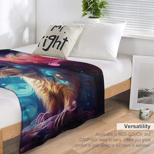 Colcha de franela estampada 3D para cama y manta de sofá suave 7