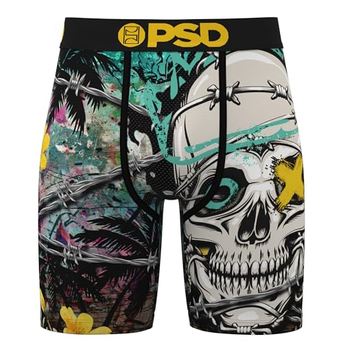 PSD Men's Chaos King Boxer Brief, Multi, XS
