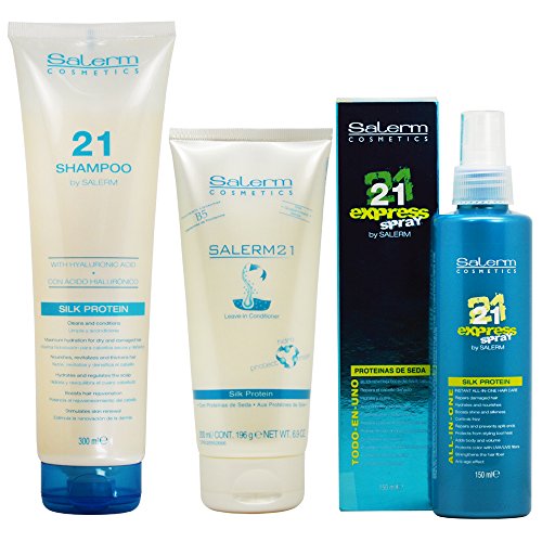 Salerm 21 Silk Protein Shampoo & Leave-in Conditioner + Express Spray