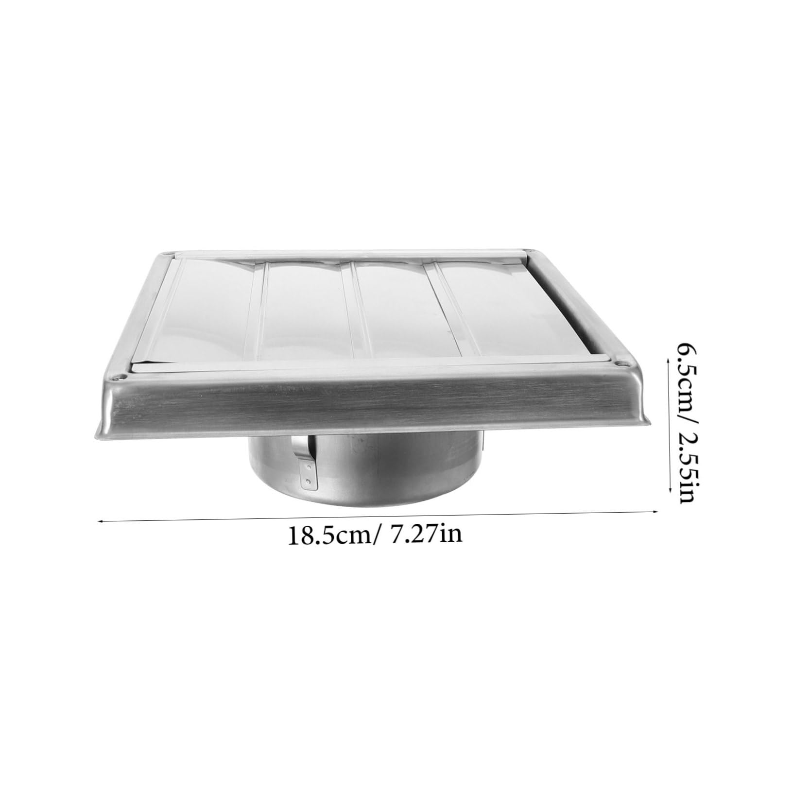 de Ventilación para Pared Exterior Inoxidable Rejilla Cuadrada para de Aire Diseño Práctico y Fácil Instalación Adecuada para Ventilación y Baños