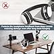 Weiß KopfhöRer StäNder,Gewichtete Basis KopfhöRer Halterung,Universal Headphone Stand,Aluminiumlegierung KopfhöRerhalter,Antirutschpad KopfhöRerstäNder,Passend FüR Alle Gamingheadsets/Desktop-Headsets