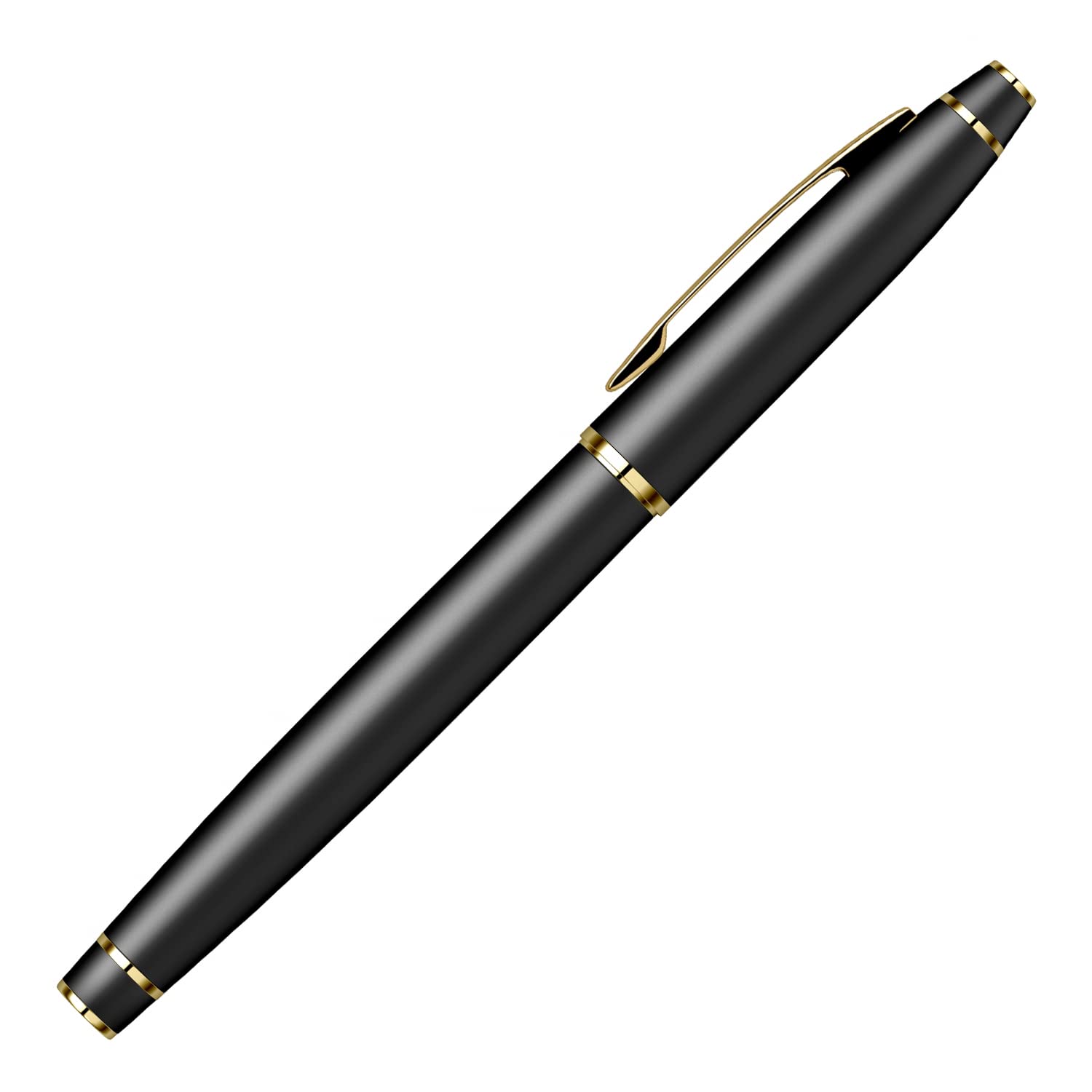 Scrikss Noble 35 Dolma Kalem Mat Siyah Altın