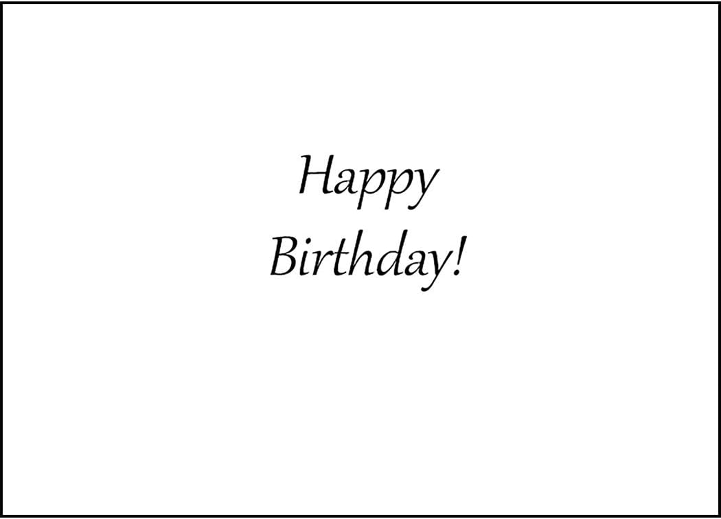 Tarjeta de felicitación de cumpleaños con pintura digital clásica