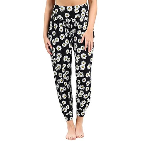 Love My Fashions Women's Daisey Print Harem Trousers Cover