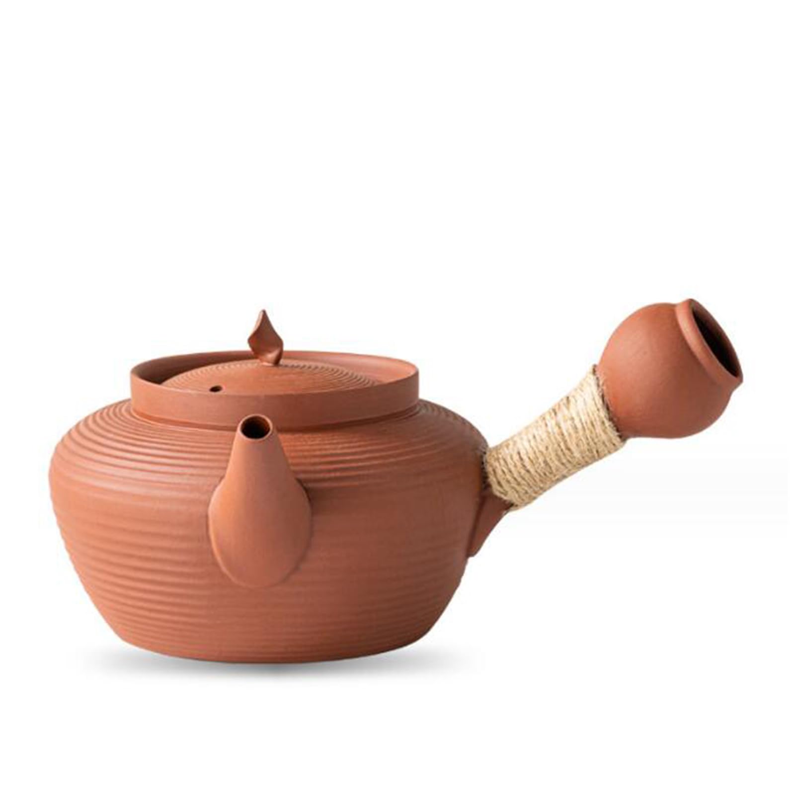 Holzkohleofen -Tee -Kocher mit wärmerem Holzkohlherd Kessel Herd chinesische Teekanne mit Emaille Interieur, 1000 ml