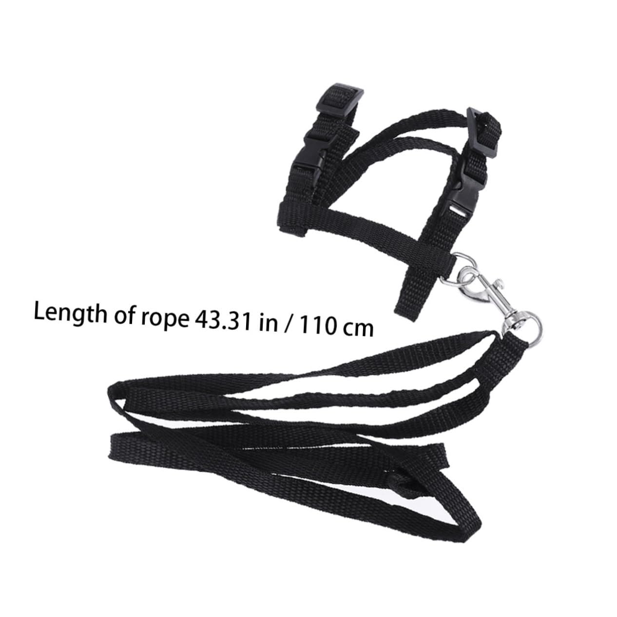 HOLIDYOYO Pet Cat Harness Traction Rope Safe Walking Leash for Indoor Outdoor Cats Adjustable Nylon Collar Leash