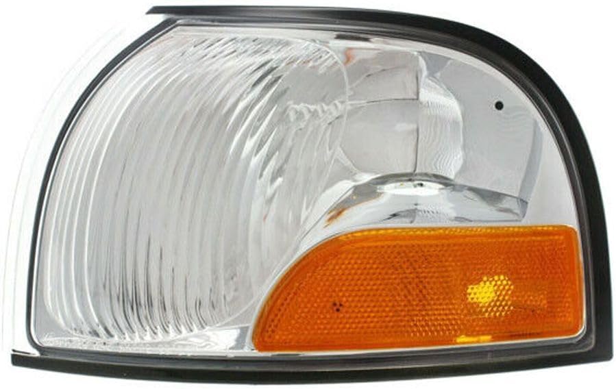 Corner Light for for Villager 1999-2002 Park Turn Signal Marker Lamp Driver Side Plastic Front Left Orange Clear-Lens Smooth F90VQPCLTSMLDS9900