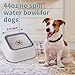 Ocean Ice Dog Water Bowl,No Spill Water Bowl for Dogs 45oz Large Capacity,Safety Foam in The Dog Bowl, No Spill Bowl for Elevated Design Mess Proof is Easy to Clean, is Suitable for All Pets
