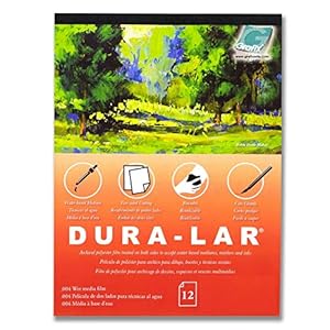 Grafix Dura-Lar Folie Block, 12 Stück