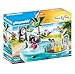 PLAYMOBIL Family Fun 70610 Spaßbecken mit Wasserspritze, Zum Bespielen mit Wasser, Ab 4 Jahren