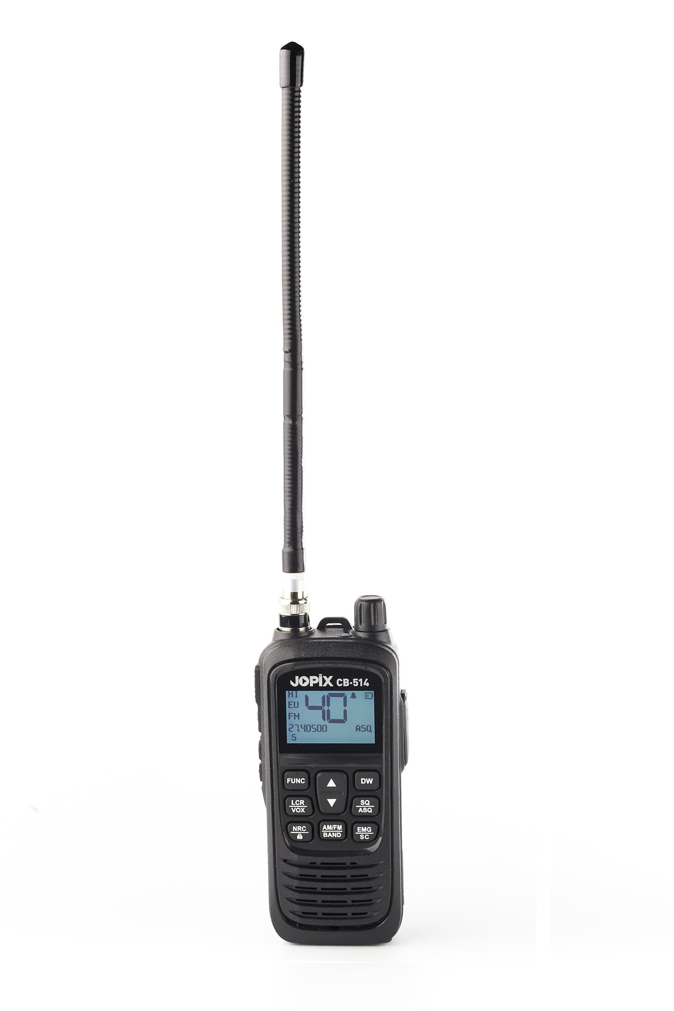 Jopix CB-514 Talkie-Walkie CB 27 MHz Kit Voiture Complet Émetteur-Récepteur Portable AM/FM 4W