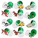 JOYIN 12 Pcs Prefilled Easter Eggs with Toys Dinosaurs Building Blocks, 3.25