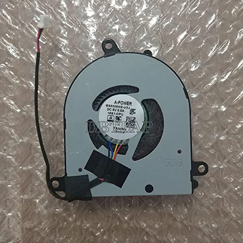 DBTLAP CPU Ventilador para MSI PS63 BS5005HS-U3J 16S1-CPU MS-16S1 5v 0.5a Ventilador Cover