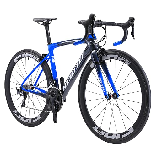 KOOTU Bicicleta Carretera Carbono, Bicicleta de Carretera Carbono T800 con Shimano ULTEGRA R8000 22 Velocidad, Bici Carretera Ultraligera 700C para Hombres y Mujeres Cover