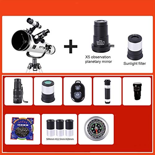 Telescopio refractor portátil para adultos y niños miniatura 2