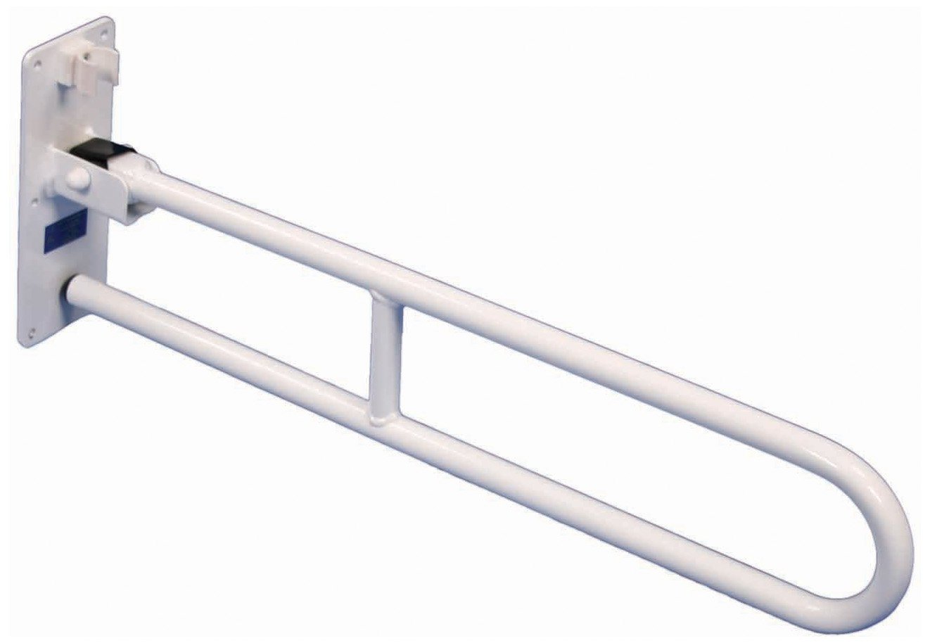 Aidapt - Hinged Arm Support - Bathroom Mobility Aid - White