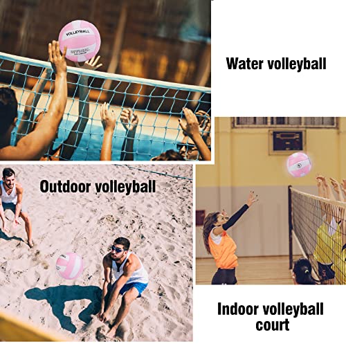 Evzom Super Soft Volleyball Beach Volleyball Official Size 5 For Outdoor/Indoor/Pool/Gym/Training Premium Volleyball Equipment Durability Stability Sports Ball #TOP7