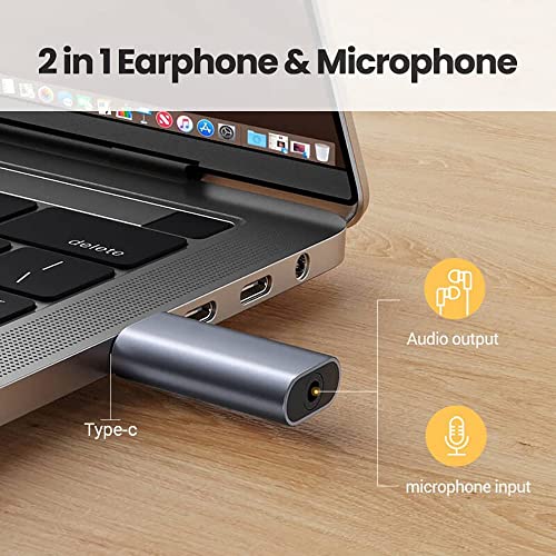Image of C & E-Type C to 3.5mm Adapter Compatible with Oneplus 11R 7T 8T 9 Pro and All oneplus Devices - Type C to 3.5mm Jack [ 2 Pack ]