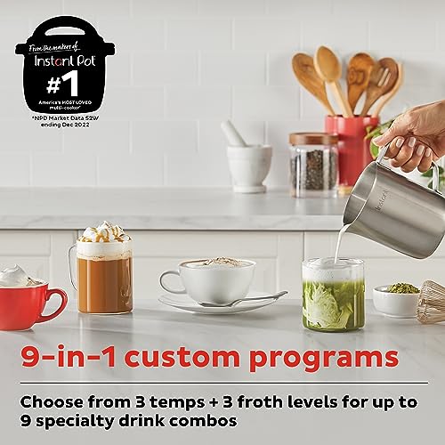 Instant MFM-2000 Pot Instant Magic Froth 9-In-1 Electric Milk Steamer And Frother,17Oz Stainless Steel Pitcher,Hot And Cold Foam Maker And Milk Warmer thumb #1